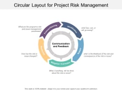 Circular Layout For Project Risk Management Ppt PowerPoint Presentation Professional Example