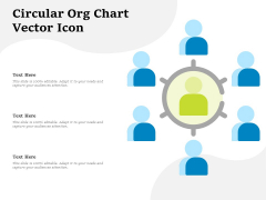 Circular Org Chart Vector Icon Ppt PowerPoint Presentation Summary Rules