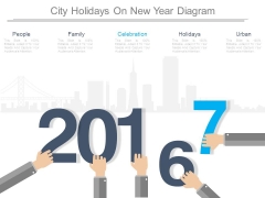 City Holidays On New Year Diagram