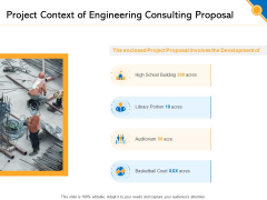 Civil Construction Project Context Of Engineering Consulting Proposal Themes PDF