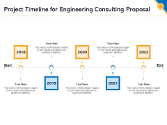 Civil Construction Project Timeline For Engineering Consulting Proposal Sample PDF