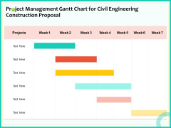Civil Engineering Consulting Services Project Management Gantt Chart For Civil Engineering Construction Proposal Formats PDF Civil Engineering Consulting Services Project Management Gantt Chart For Civil Engineering Construction Proposal Formats PDF