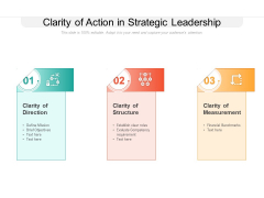 Clarity Of Action In Strategic Leadership Ppt Powerpoint Presentation Show Design Templates Pdf Clarity Of Action In Strategic Leadership Ppt Powerpoint Presentation Show Design Templates Pdf