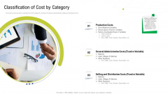 Classification Of Cost By Category Ppt Infographic Template Example Topics PDF