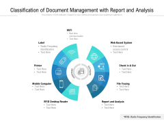 Classification Of Document Management With Report And Analysis Ppt PowerPoint Presentation Gallery Background Image PDF Classification Of Document Management With Report And Analysis Ppt PowerPoint Presentation Gallery Background Image PDF