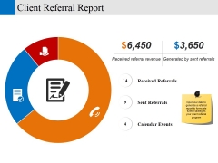 client referral report ppt powerpoint presentation gallery graphics client referral report ppt powerpoint presentation gallery graphics