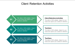 Client Retention Activities Ppt PowerPoint Presentation Professional Clipart Cpb Pdf