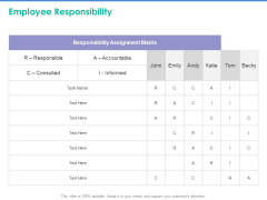 Client Specific Progress Assessment Employee Responsibility Ppt Gallery Shapes PDF Client Specific Progress Assessment Employee Responsibility Ppt Gallery Shapes PDF