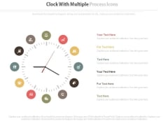 Clock Infographic For Business Process Management Powerpoint Template Clock Infographic For Business Process Management Powerpoint Template