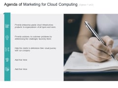 Cloud Based Marketing Agenda Of Marketing For Cloud Computing Ppt PowerPoint Presentation Portfolio Infographics PDF Cloud Based Marketing Agenda Of Marketing For Cloud Computing Ppt PowerPoint Presentation Portfolio Infographics PDF