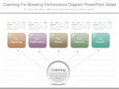Coaching For Boosting Performance Diagram Powerpoint Slides