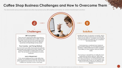 Coffee Shop Business Challenges And How To Overcome Them Blueprint For Opening A Coffee Shop Ppt Professional Infographic Template PDF Coffee Shop Business Challenges And How To Overcome Them Blueprint For Opening A Coffee Shop Ppt Professional Infographic Template PDF