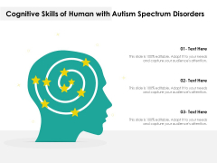 Cognitive Skills Of Human With Autism Spectrum Disorders Ppt PowerPoint Presentation Styles Display PDF