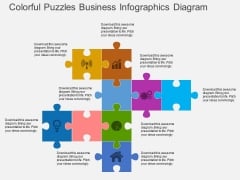 Colorful Puzzles Business Infographics Diagram Powerpoint Template Colorful Puzzles Business Infographics Diagram Powerpoint Template