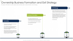 Commercial Insurance Solutions Strategic Plan Ownership Business Formation And Exit Strategy Brochure PDF Commercial Insurance Solutions Strategic Plan Ownership Business Formation And Exit Strategy Brochure PDF