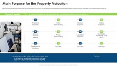 Commercial Property Evaluation Techniques Main Purpose For The Property Valuation Graphics PDF Commercial Property Evaluation Techniques Main Purpose For The Property Valuation Graphics PDF