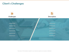 Commercializing Clients Challenges Ppt Layouts Pictures PDF Commercializing Clients Challenges Ppt Layouts Pictures PDF