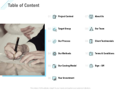Commission Based Marketing Table Of Content Ppt Infographics Templates PDF Commission Based Marketing Table Of Content Ppt Infographics Templates PDF