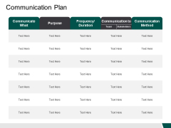 Communication Plan Purpose Ppt PowerPoint Presentation Outline Ideas Communication Plan Purpose Ppt PowerPoint Presentation Outline Ideas