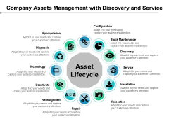 Company Assets Management With Discovery And Service Ppt PowerPoint Presentation Gallery Slide PDF Company Assets Management With Discovery And Service Ppt PowerPoint Presentation Gallery Slide PDF
