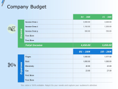 Company Budget Marketing Ppt Powerpoint Presentation File Show