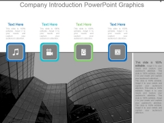 Company Introduction Powerpoint Graphics