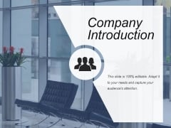 Company Introduction Ppt PowerPoint Presentation Tips