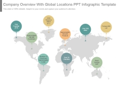 Company Overview With Global Locations Ppt Infographic Template Company Overview With Global Locations Ppt Infographic Template