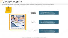 Company Process Handbook Company Overview Ppt File Design Templates PDF