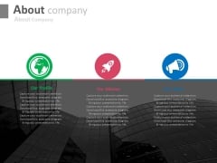 Company Profile Mission And Vision Powerpoint Slides
