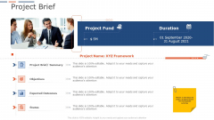 Company Project Planning Project Brief Ppt Show Smartart PDF