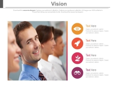 Company Vision Mission And Profile Powerpoint Slides
