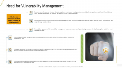 Company Vulnerability Administration Need For Vulnerability Management Introduction PDF Company Vulnerability Administration Need For Vulnerability Management Introduction PDF