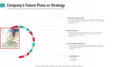 Companys Future Plans Or Strategy Ppt Infographics Show PDF