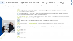 Compensation Management Process Step 1 Organizations Strategy Sample PDF