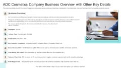 Competition ADC Cosmetics Company Business Overview With Other Key Details Template PDF Competition ADC Cosmetics Company Business Overview With Other Key Details Template PDF