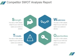 Competitor Swot Analysis Report Ppt PowerPoint Presentation Slides