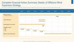 Complete Financial Action Summary Details Of Offshore Wind Expansion Strategy Professional PDF