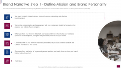 Components Prerequisite Brand Narrative Development Brand Narrative Step 1 Define Mission Mockup PDF Components Prerequisite Brand Narrative Development Brand Narrative Step 1 Define Mission Mockup PDF