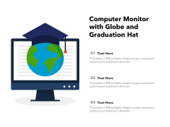Computer Monitor With Globe And Graduation Hat Ppt PowerPoint Presentation File Slides PDF Computer Monitor With Globe And Graduation Hat Ppt PowerPoint Presentation File Slides PDF
