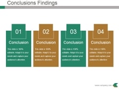 Conclusions Findings Ppt PowerPoint Presentation Infographics Slide Download