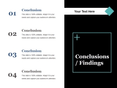 Conclusions Fundings Ppt PowerPoint Presentation Infographic Template Slides Conclusions Fundings Ppt PowerPoint Presentation Infographic Template Slides