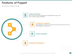 Configuration Management With Puppet Features Of Puppet Infographics PDF Configuration Management With Puppet Features Of Puppet Infographics PDF