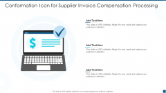 Conformation Icon For Supplier Invoice Compensation Processing Information PDF