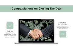 Congratulations On Closing The Deal Ppt PowerPoint Presentation Outline Information PDF Congratulations On Closing The Deal Ppt PowerPoint Presentation Outline Information PDF