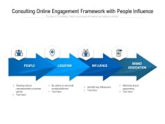 Consulting Online Engagement Framework With People Influence Ppt PowerPoint Presentation Professional Structure PDF Consulting Online Engagement Framework With People Influence Ppt PowerPoint Presentation Professional Structure PDF