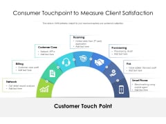 Consumer Touchpoint To Measure Client Satisfaction Ppt PowerPoint Presentation File Grid PDF Consumer Touchpoint To Measure Client Satisfaction Ppt PowerPoint Presentation File Grid PDF
