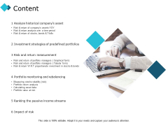 Content Investment Strategies Ppt PowerPoint Presentation Styles Good