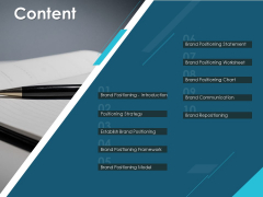 Content Positioning Strategy Ppt PowerPoint Presentation Gallery Deck Content Positioning Strategy Ppt PowerPoint Presentation Gallery Deck