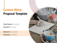 Content Writer Proposal Template Ppt PowerPoint Presentation Complete Deck With Slides Content Writer Proposal Template Ppt PowerPoint Presentation Complete Deck With Slides